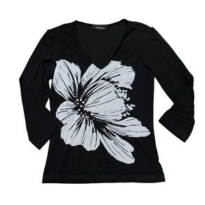 Y2K Express Floral Mesh Top